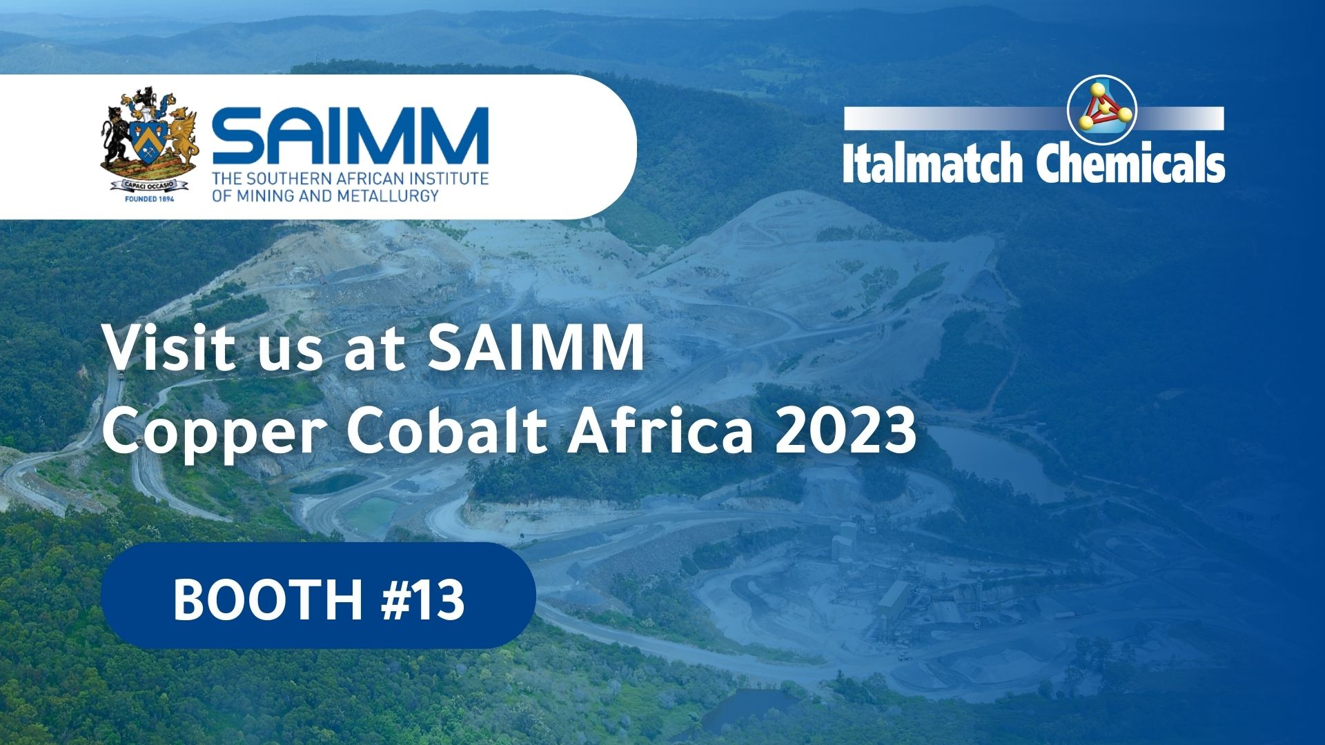 SAIMM Copper Cobalt Africa 2023 - Italmatch Chemicals - Ionquest solutions